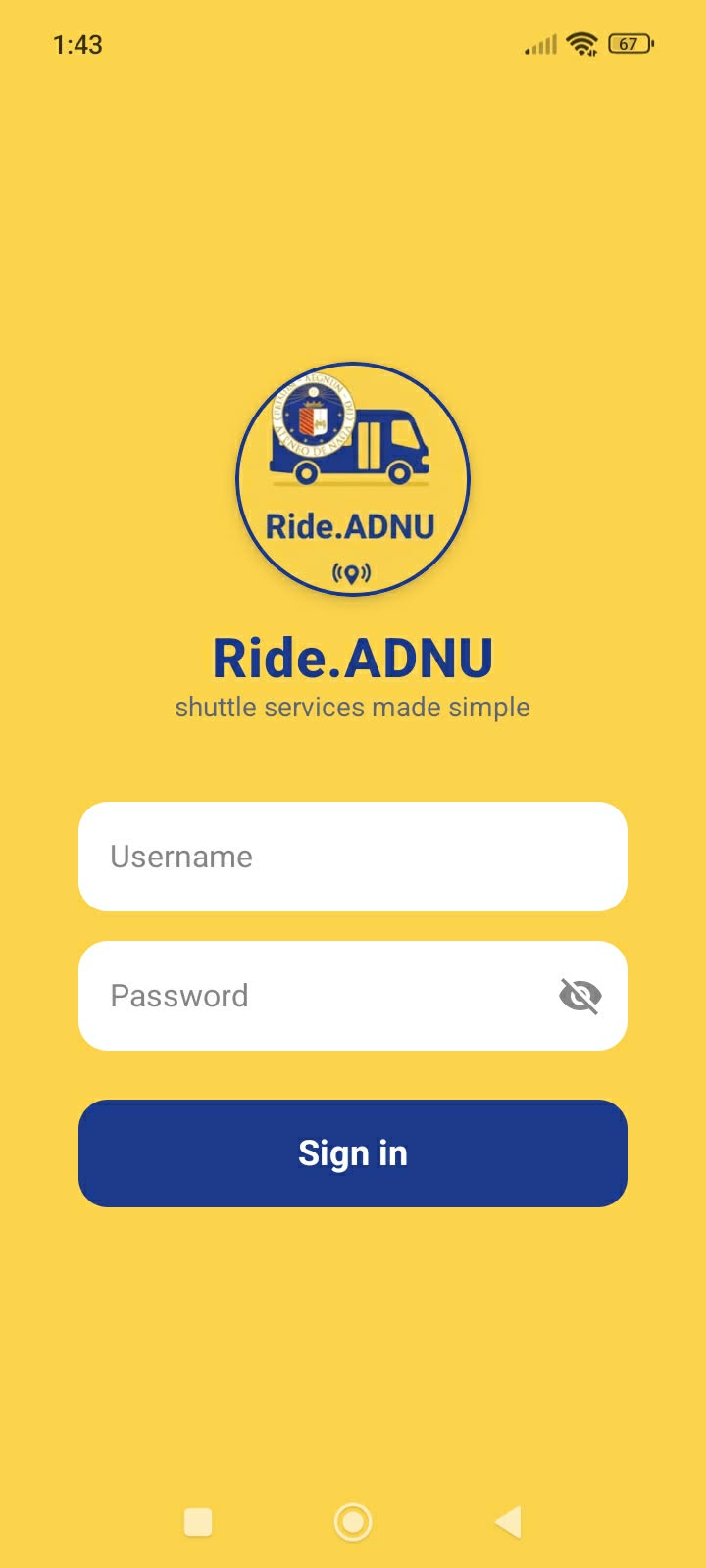 Ride.ADNU Login